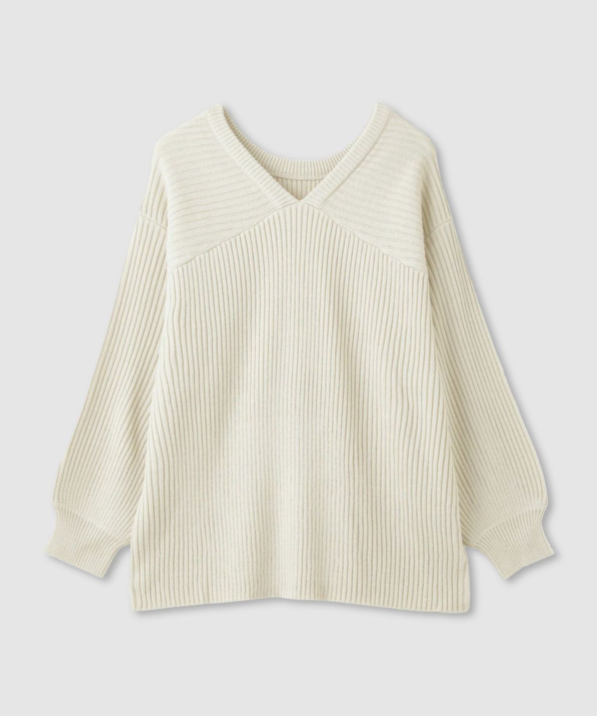 milli de l'air 前後2WAYバルキーニット レディース