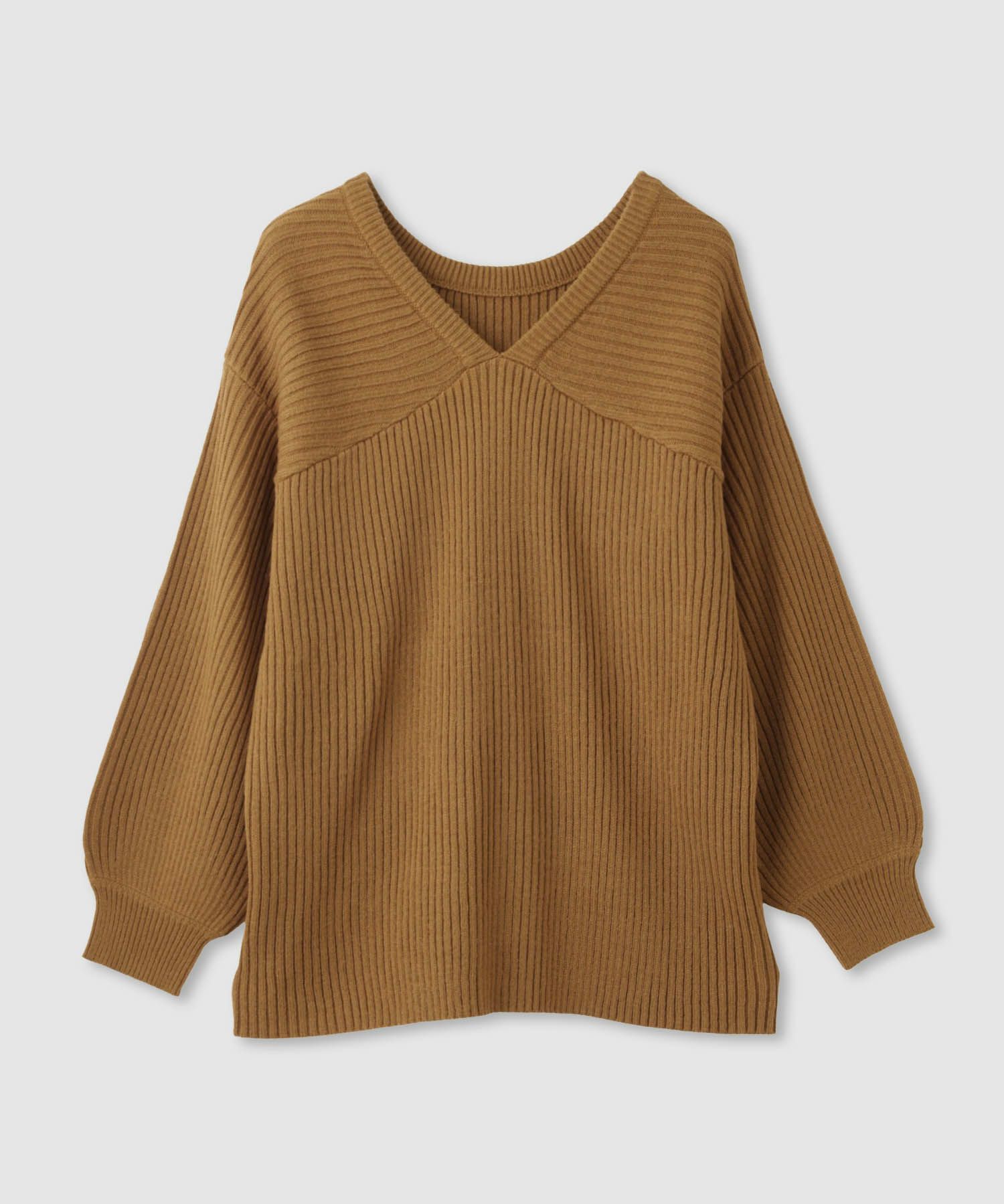 milli de l'air 前後2WAYバルキーニット レディース