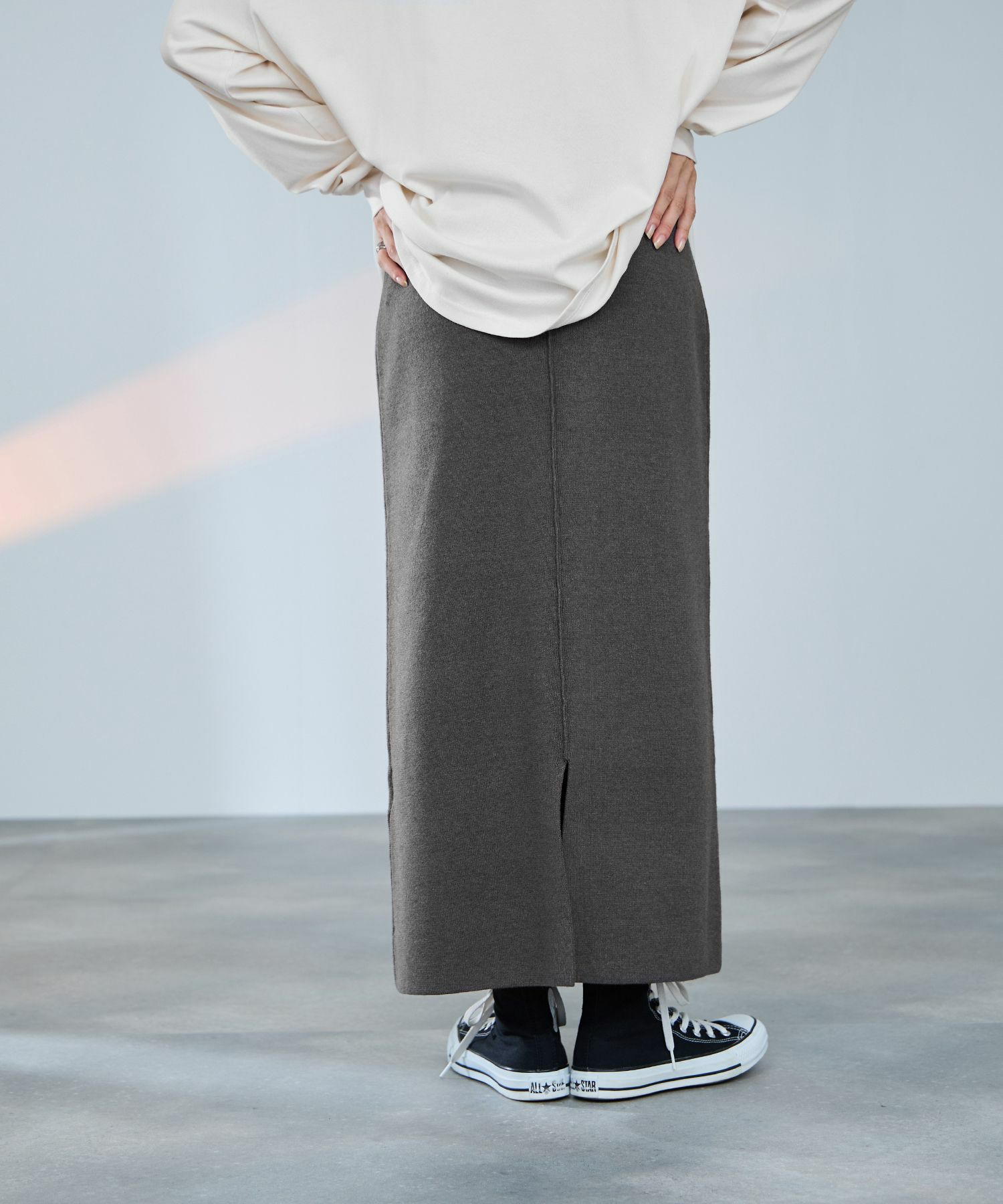 [値下げ]milli de l'air  コンフィーズ ミラノリブナロースカート レディース商品画像-5