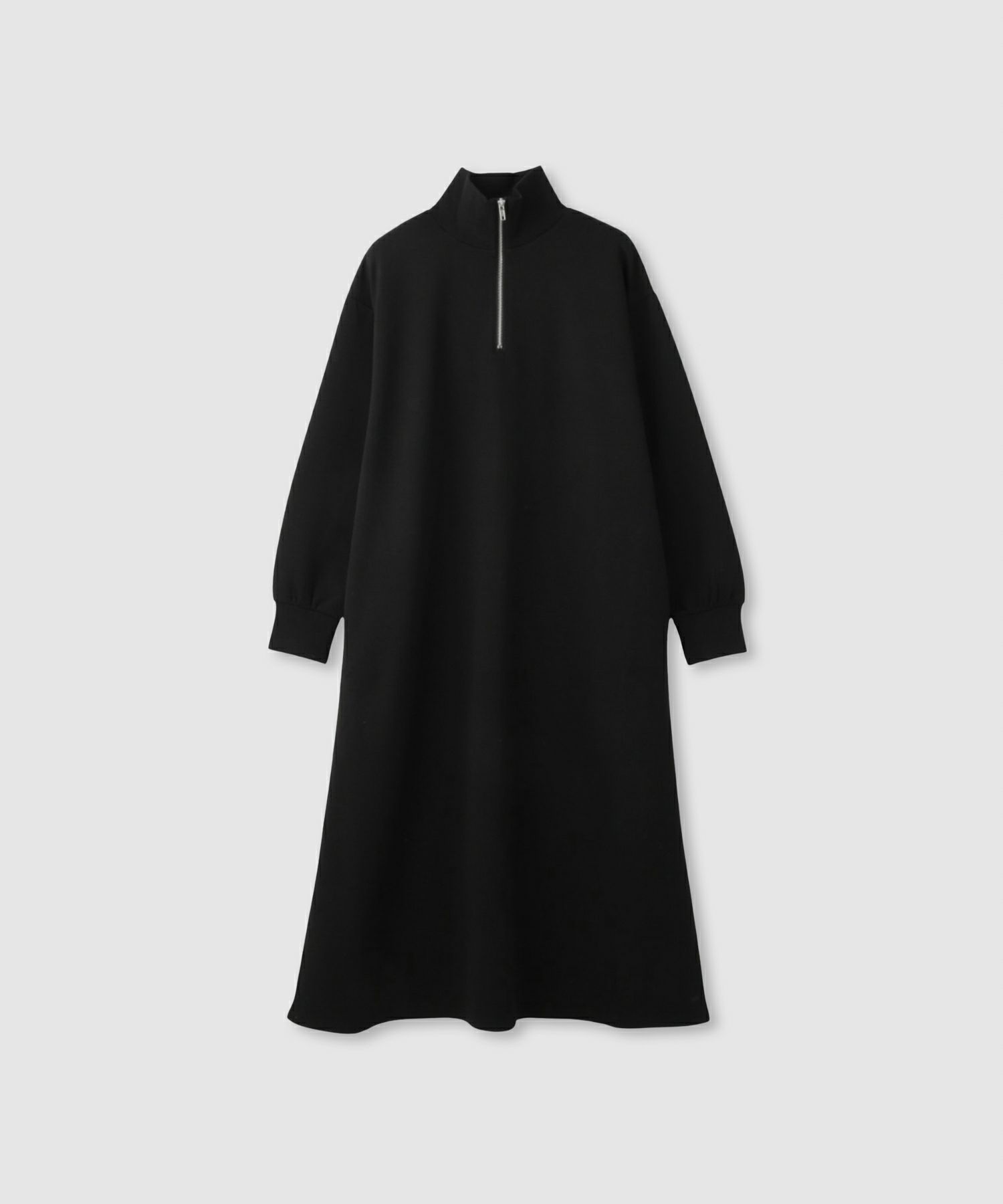 milli de l'air  パフィバック ダンボールニット ハーフジップワンピース レディース商品画像-11