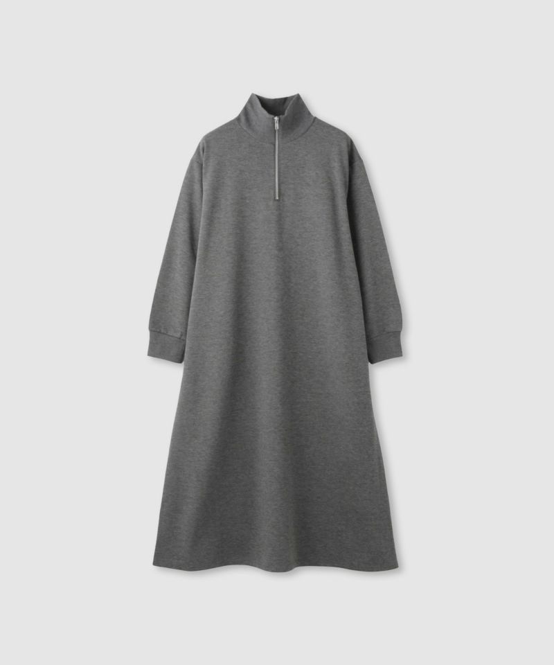 milli de l'air  パフィバック ダンボールニット ハーフジップワンピース レディース商品画像-12