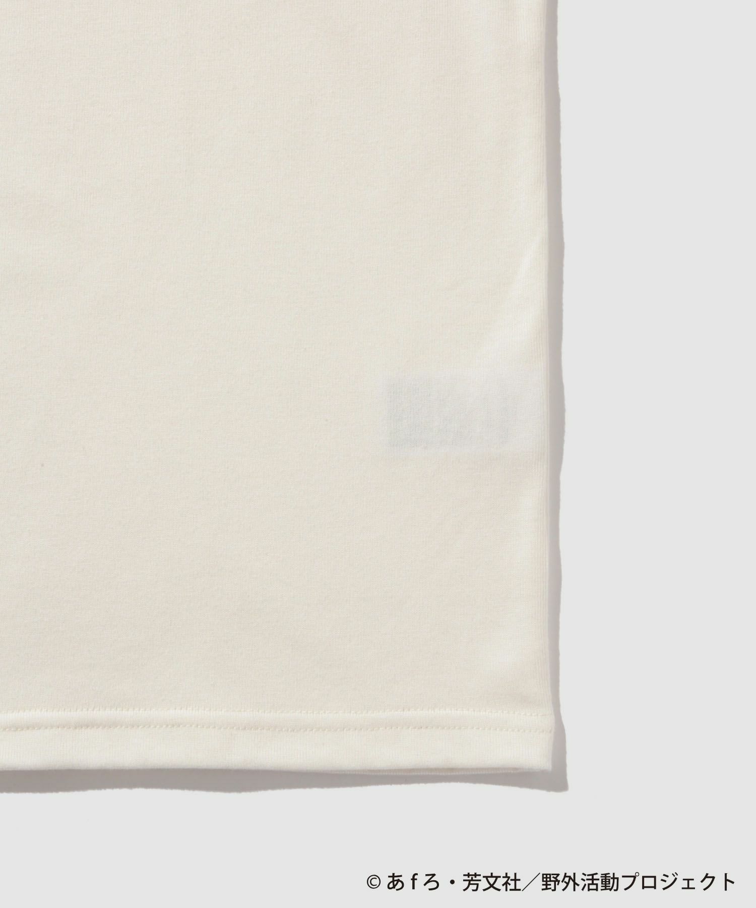 [予約販売 2/6より順次発送予定]『ゆるキャン△ SEASON３』 袖プリント長袖Tシャツ ホワイト メンズ商品画像-5