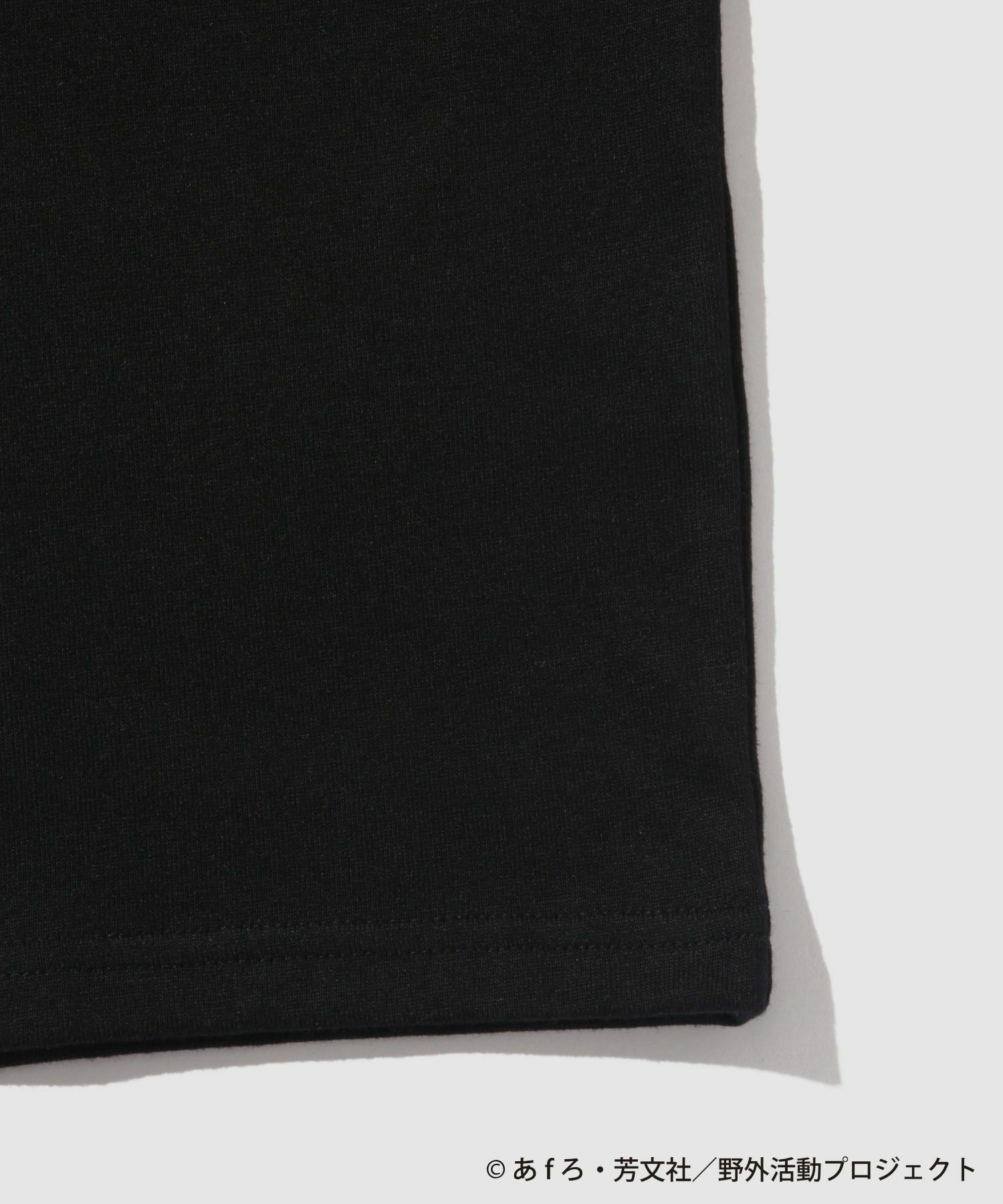 [予約販売 2/6より順次発送予定]『ゆるキャン△ SEASON３』 袖プリント長袖Tシャツ ブラック メンズ商品画像-7