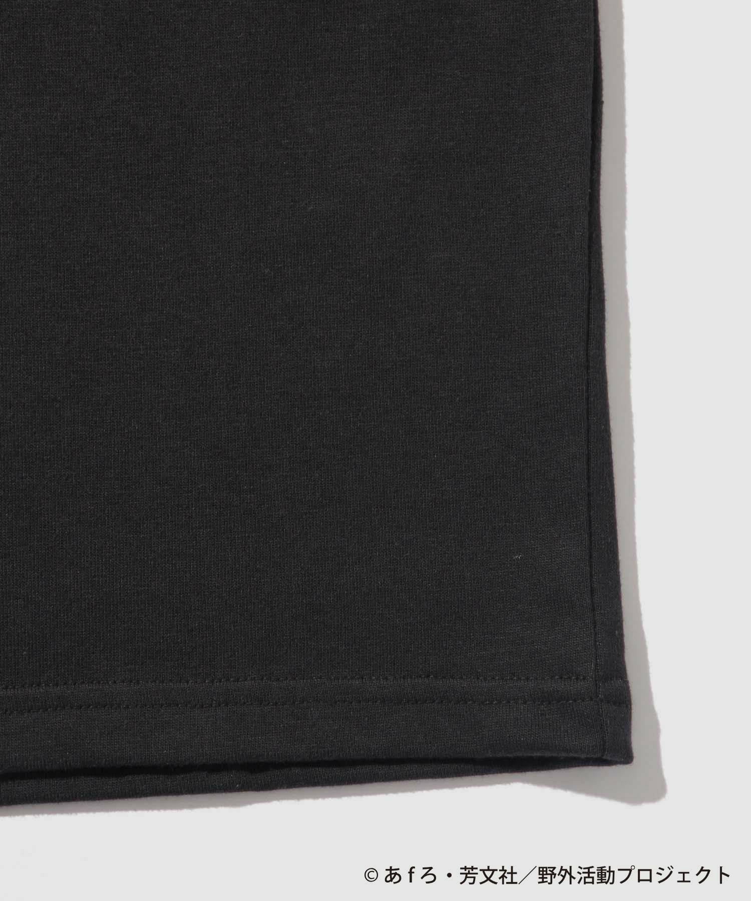 『ゆるキャン△ SEASON３』 バックプリントポケット付きTシャツ ブラック メンズ メール便 対応商品商品画像-5