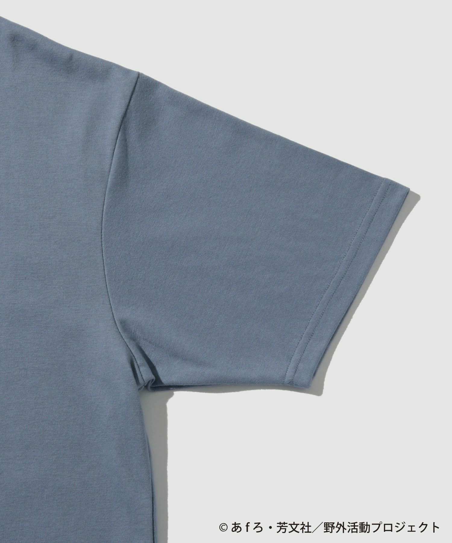 『ゆるキャン△ SEASON３』 バックプリントTシャツ ブルー メンズ メール便 対応商品商品サムネイル-4