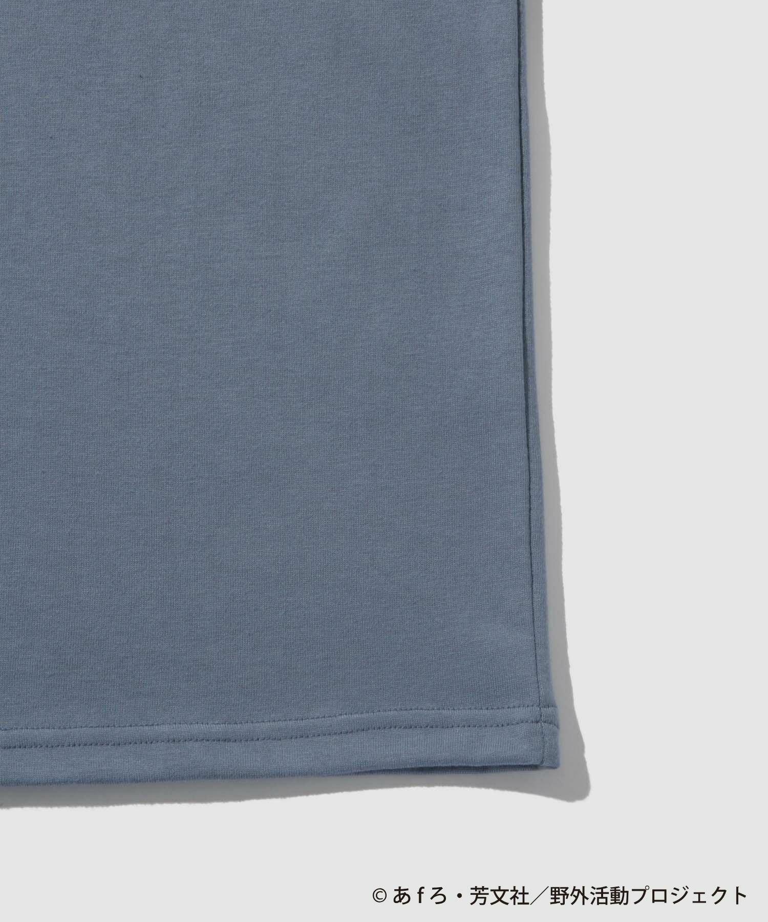 [予約販売 2/6より順次発送予定]『ゆるキャン△ SEASON３』 バックプリントTシャツ ブルー メンズ メール便 対応商品商品サムネイル-5