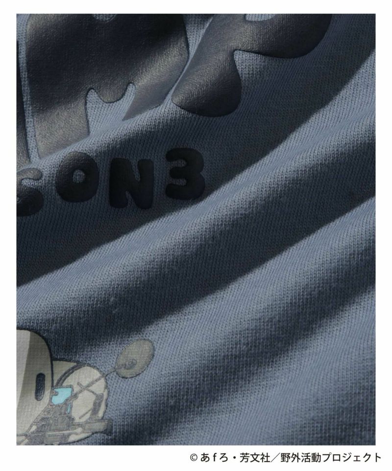 [予約販売 2/6より順次発送予定]『ゆるキャン△ SEASON３』 バックプリントTシャツ ブルー メンズ メール便 対応商品商品画像-7