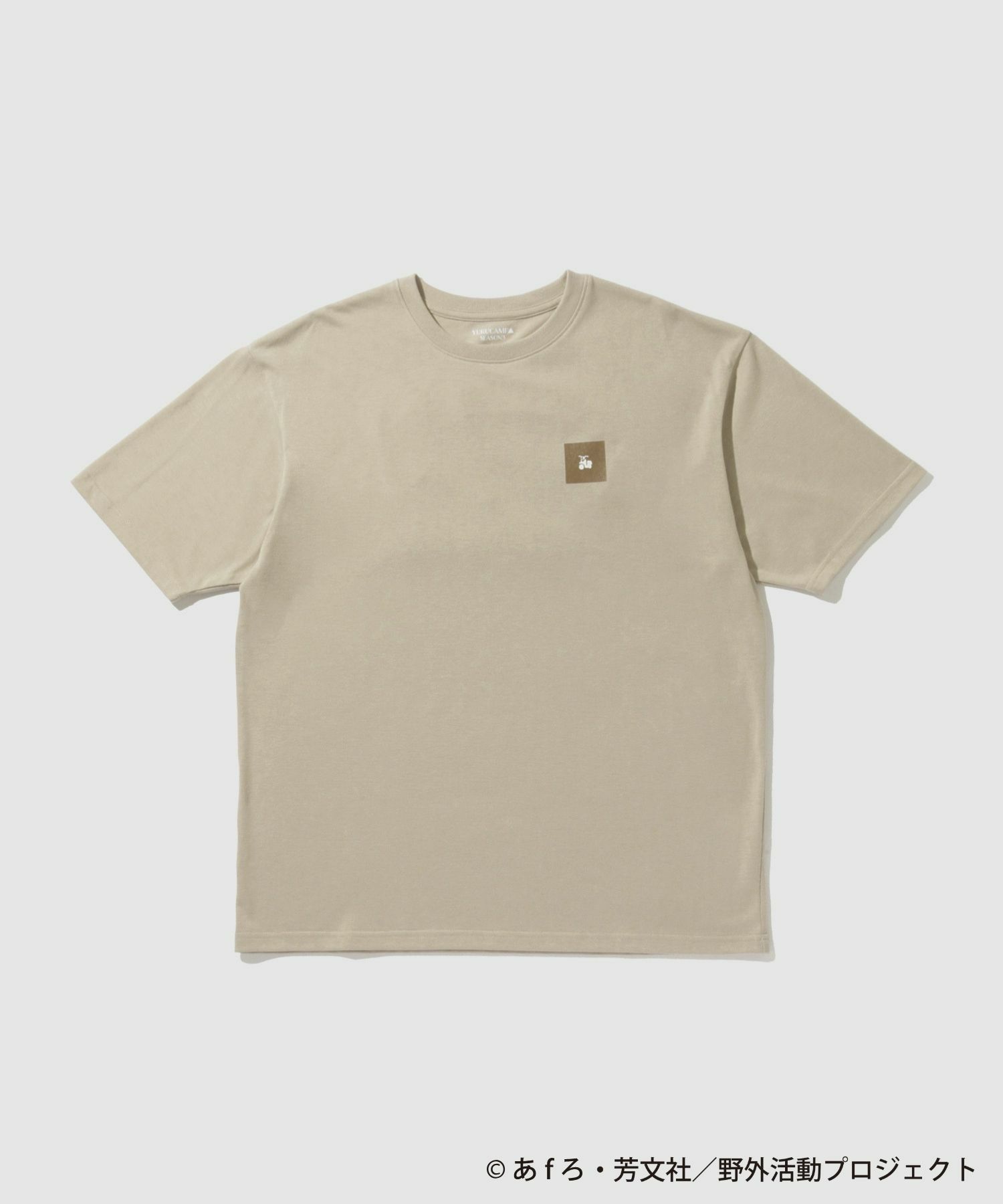 [予約販売 2/6より順次発送予定]『ゆるキャン△ SEASON３』 バックプリントTシャツ ベージュ メンズ メール便 対応商品商品サムネイル-2