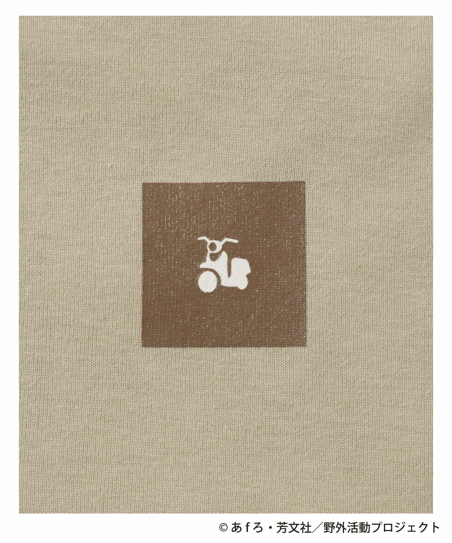 『ゆるキャン△ SEASON３』 バックプリントTシャツ ベージュ メンズ メール便 対応商品商品画像-6