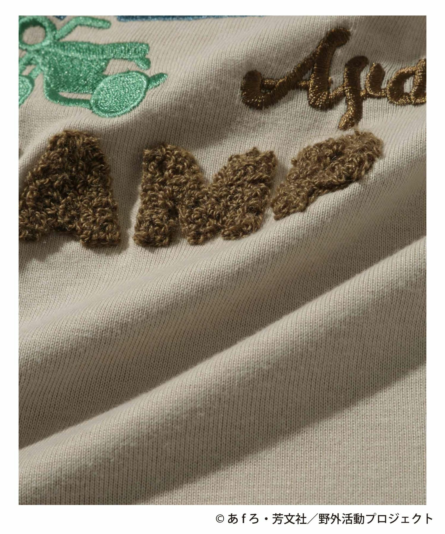 [予約販売 2/6より順次発送予定]『ゆるキャン△ SEASON３』 バックプリントTシャツ ベージュ メンズ メール便 対応商品商品サムネイル-8