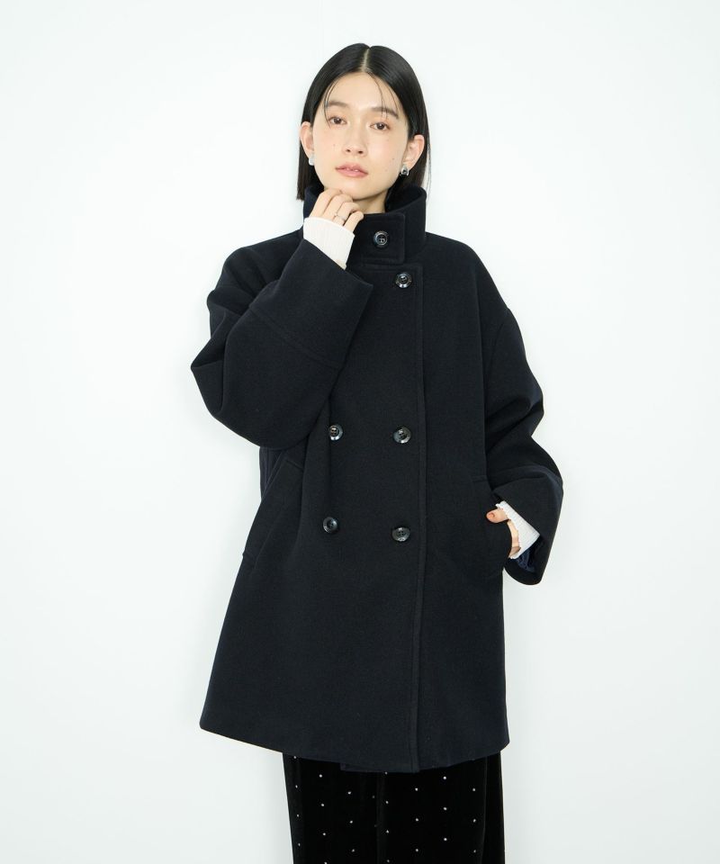 Idnes  スタンドカラーミドルコート レディース商品画像-1