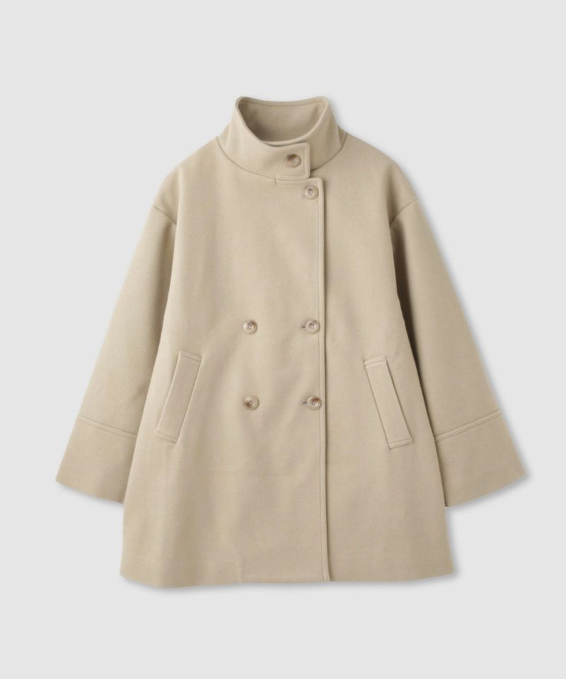 [最終さらに50%OFF]Idnes  スタンドカラーミドルコート レディース商品画像-19