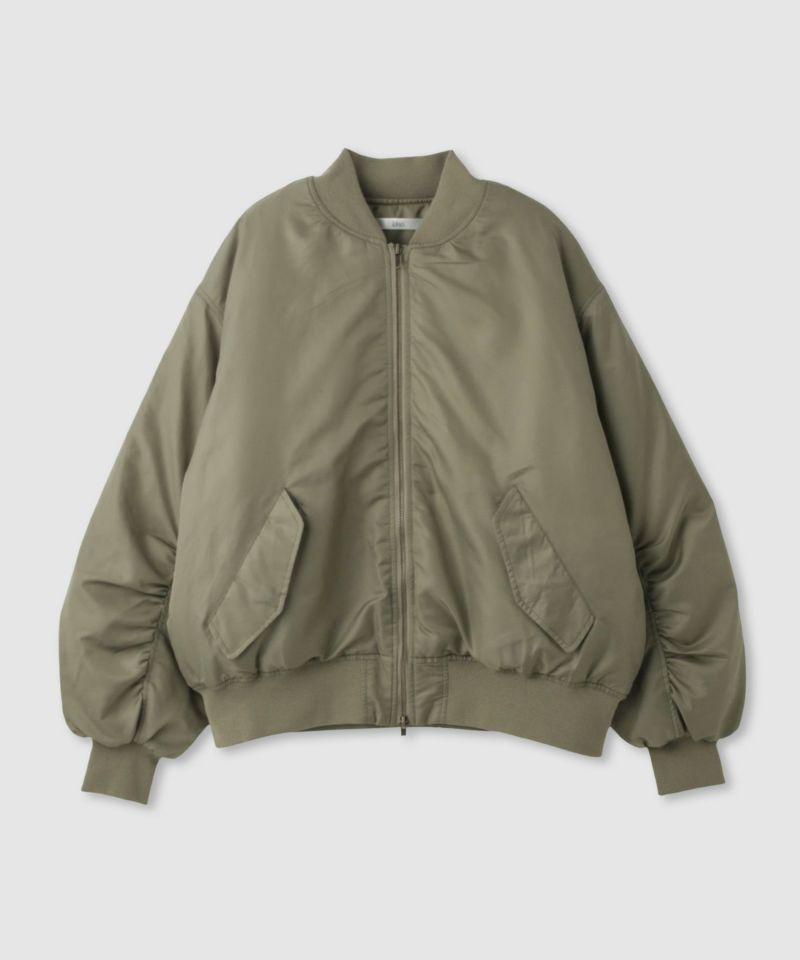 Idnes  中綿MA-1タイプジャケット レディース商品画像-11