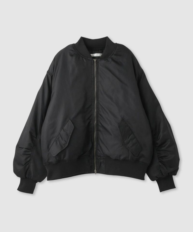 Idnes  中綿MA-1タイプジャケット レディース商品画像-12