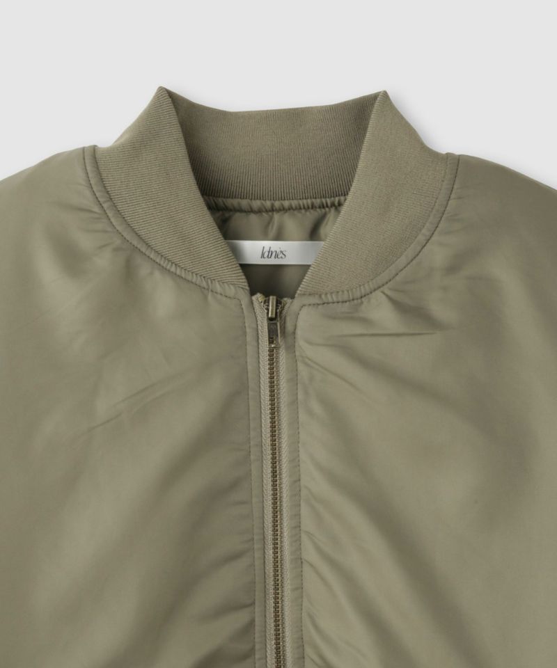 Idnes  中綿MA-1タイプジャケット レディース商品画像-14