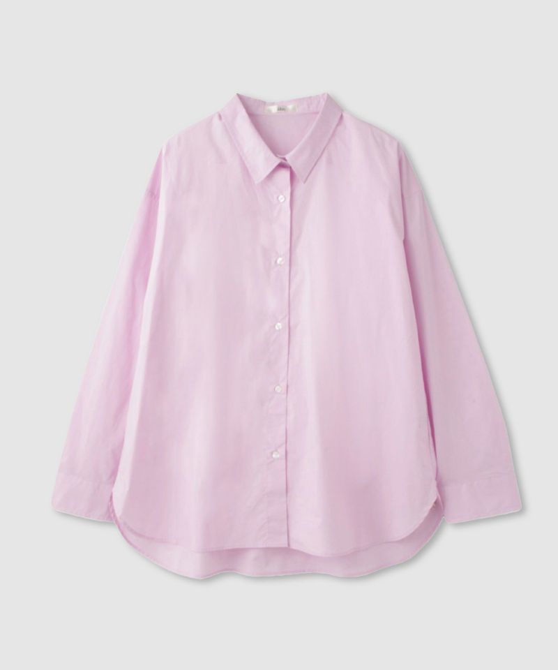 Idnes  レギュラーカラーオーバーサイズシャツ レディース商品画像-15