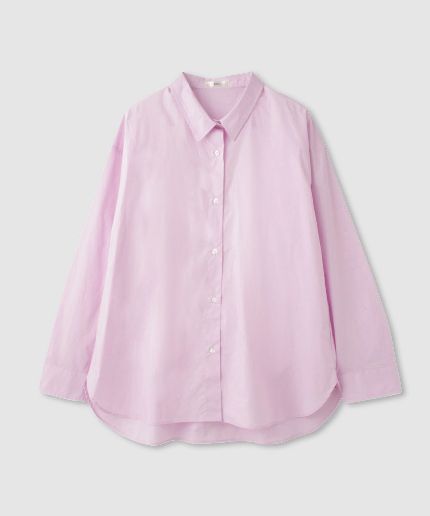 Idnes レギュラーカラーオーバーサイズシャツ レディース商品画像-15