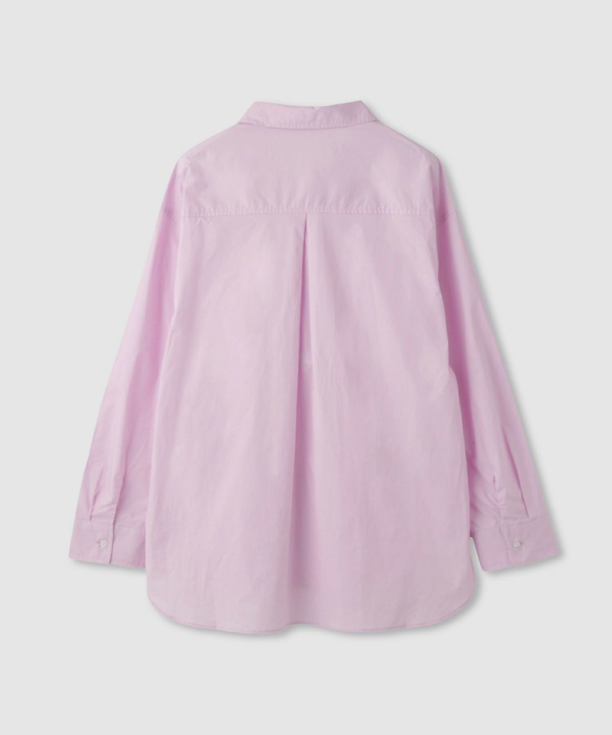 Idnes レギュラーカラーオーバーサイズシャツ レディース