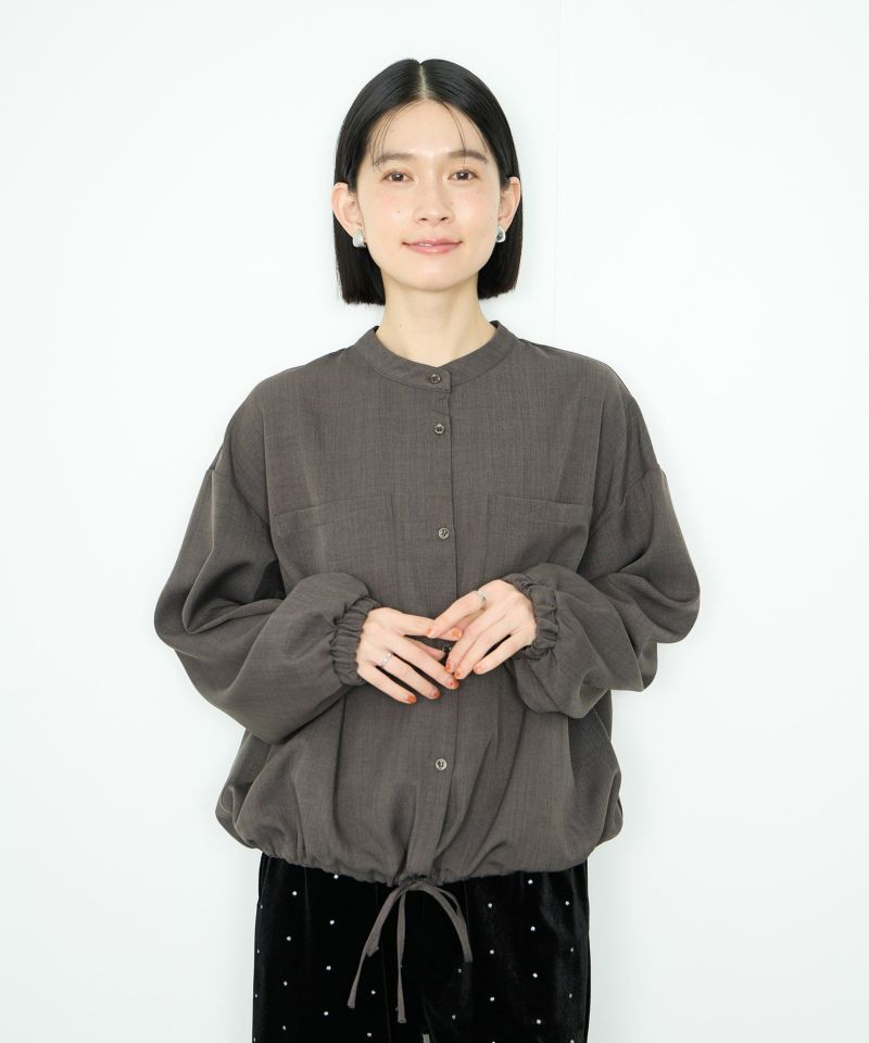 Idnes  裾ドロストブラウス レディース商品画像-1