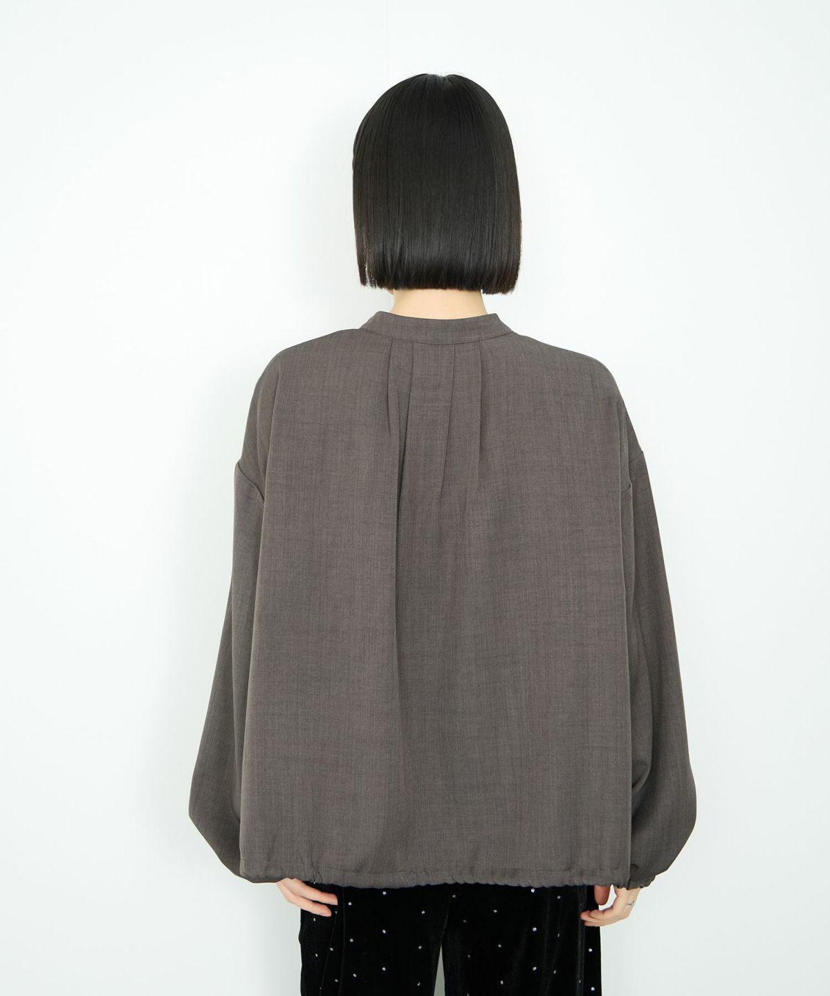 Idnes 裾ドロストブラウス レディース