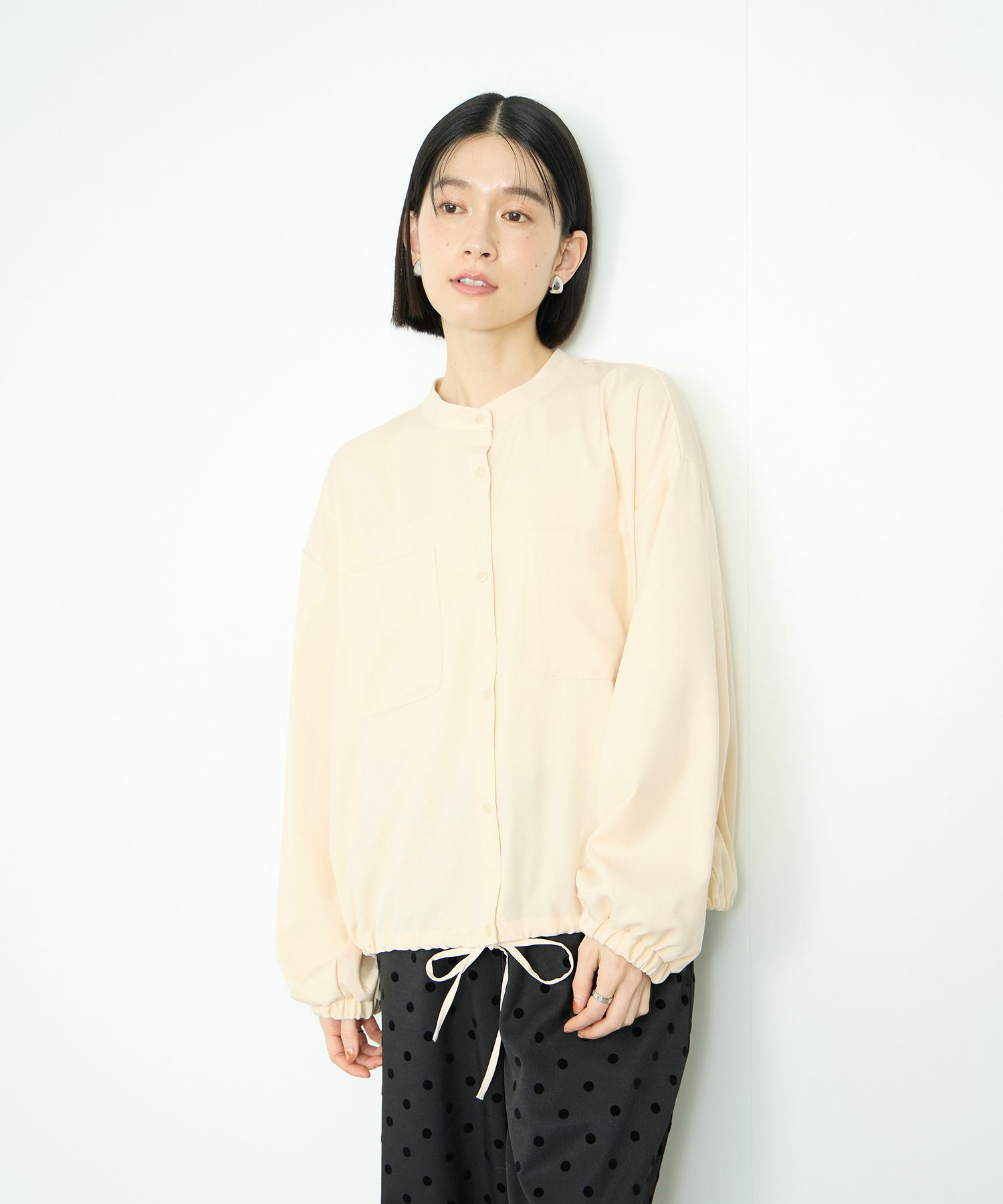 Idnes  裾ドロストブラウス レディース商品画像-13