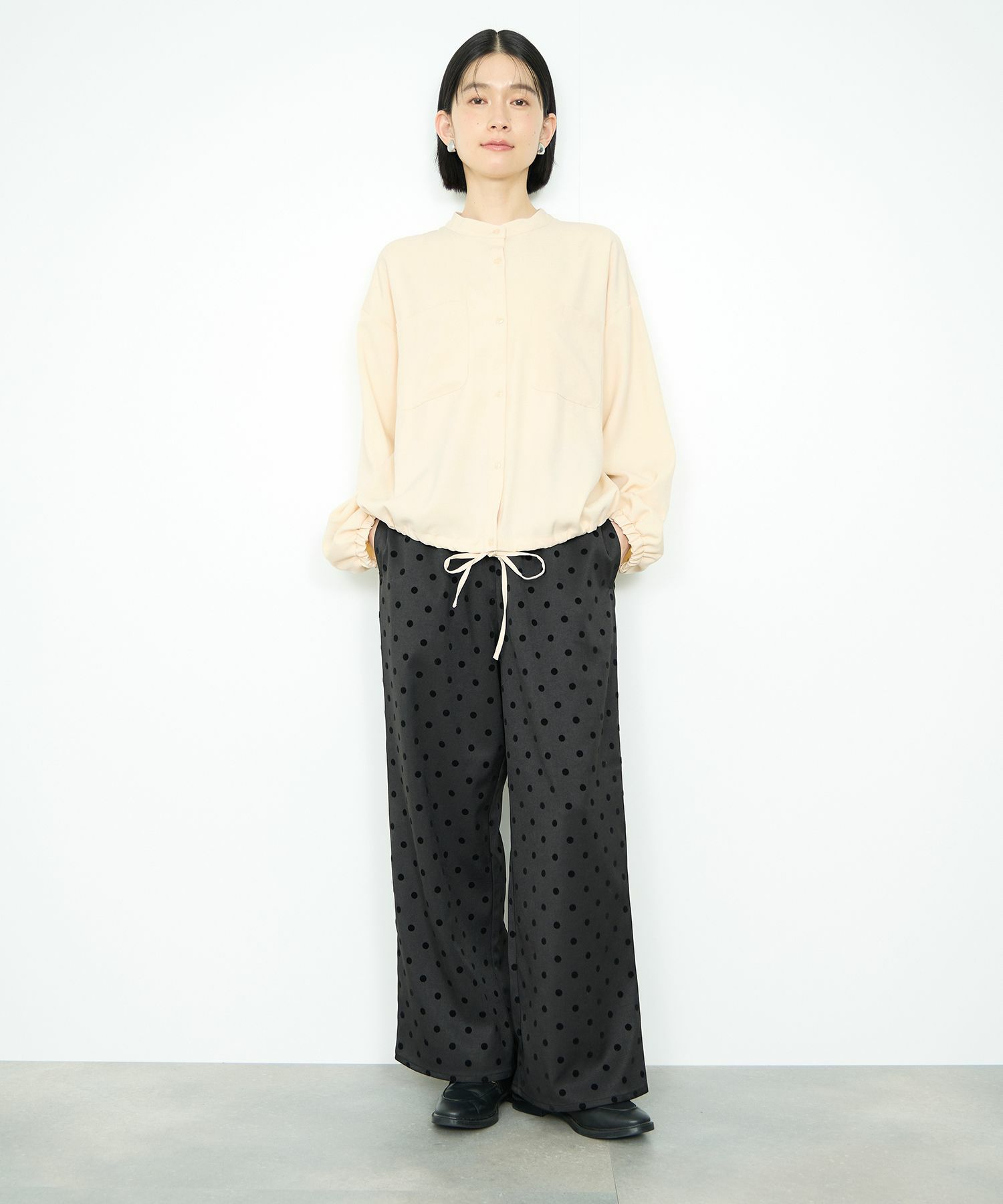 Idnes  裾ドロストブラウス レディース商品画像-14