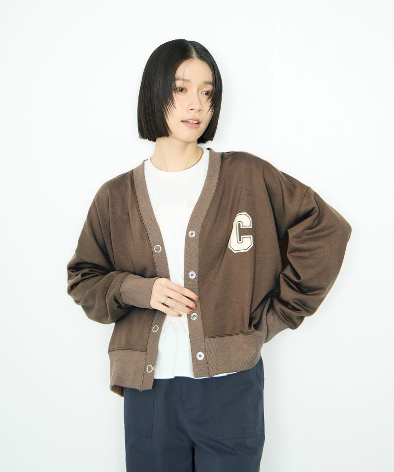 [値下げ]Idnes  ロゴスウェットカーディガン レディース商品画像-3