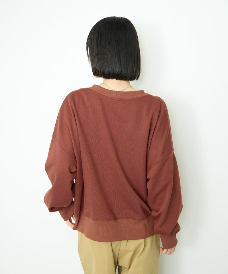 [値下げ]Idnes  ロゴスウェットカーディガン レディース商品画像-6