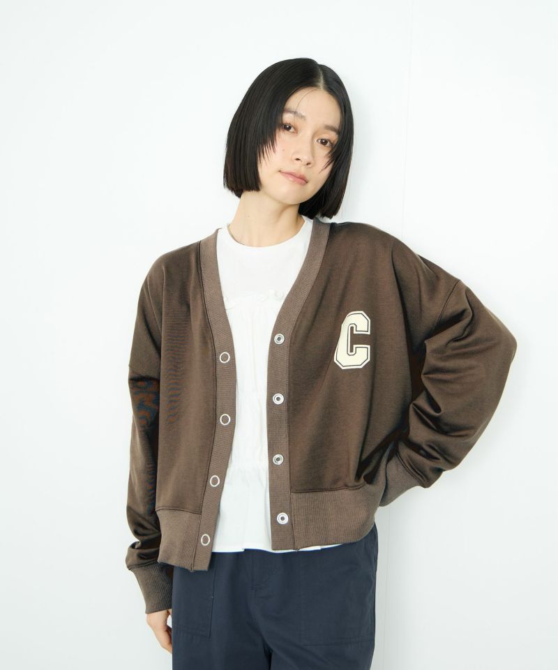 Idnes  ロゴスウェットカーディガン レディース商品画像-12