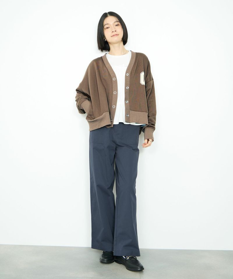 [値下げ]Idnes  ロゴスウェットカーディガン レディース商品画像-13