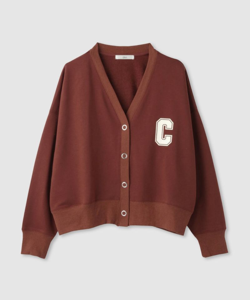 Idnes  ロゴスウェットカーディガン レディース商品画像-15