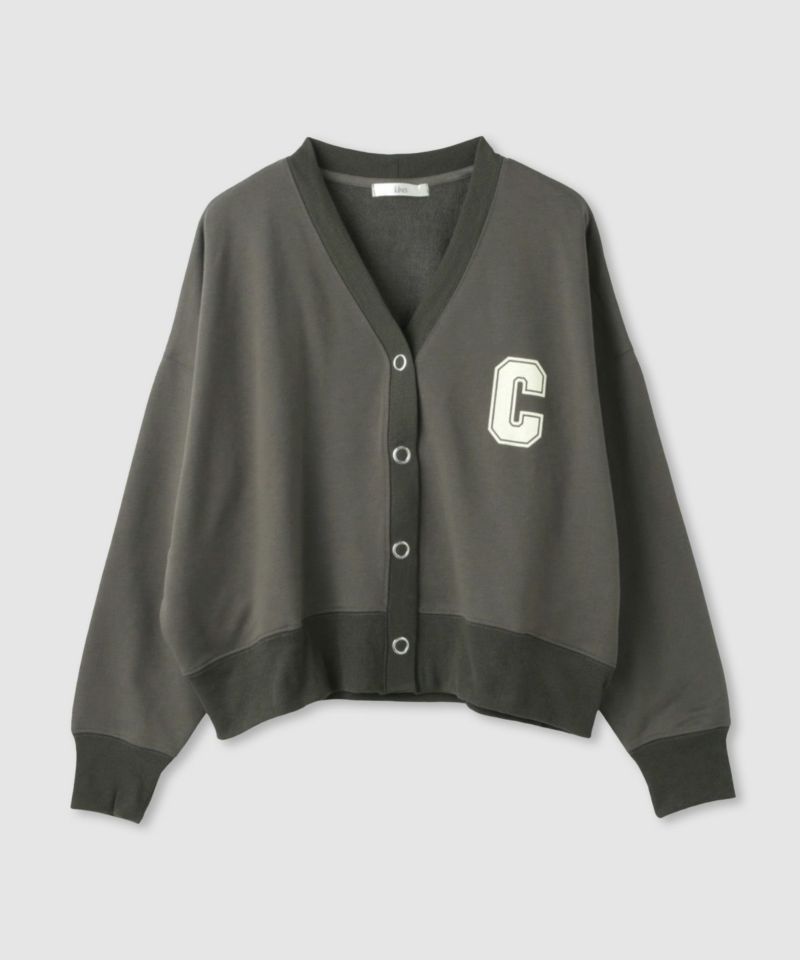 Idnes  ロゴスウェットカーディガン レディース商品画像-16