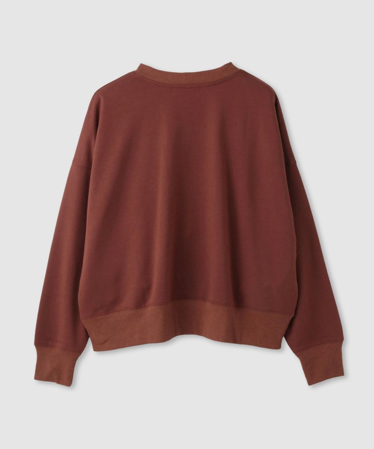 Idnes ロゴスウェットカーディガン レディース