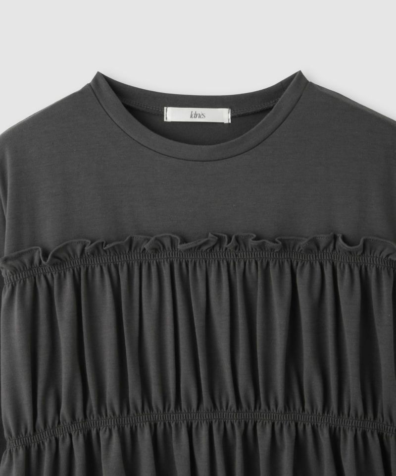 [値下げ]Idnes  シャーリングギャザープルオーバー レディース メール便 対応商品商品画像-17