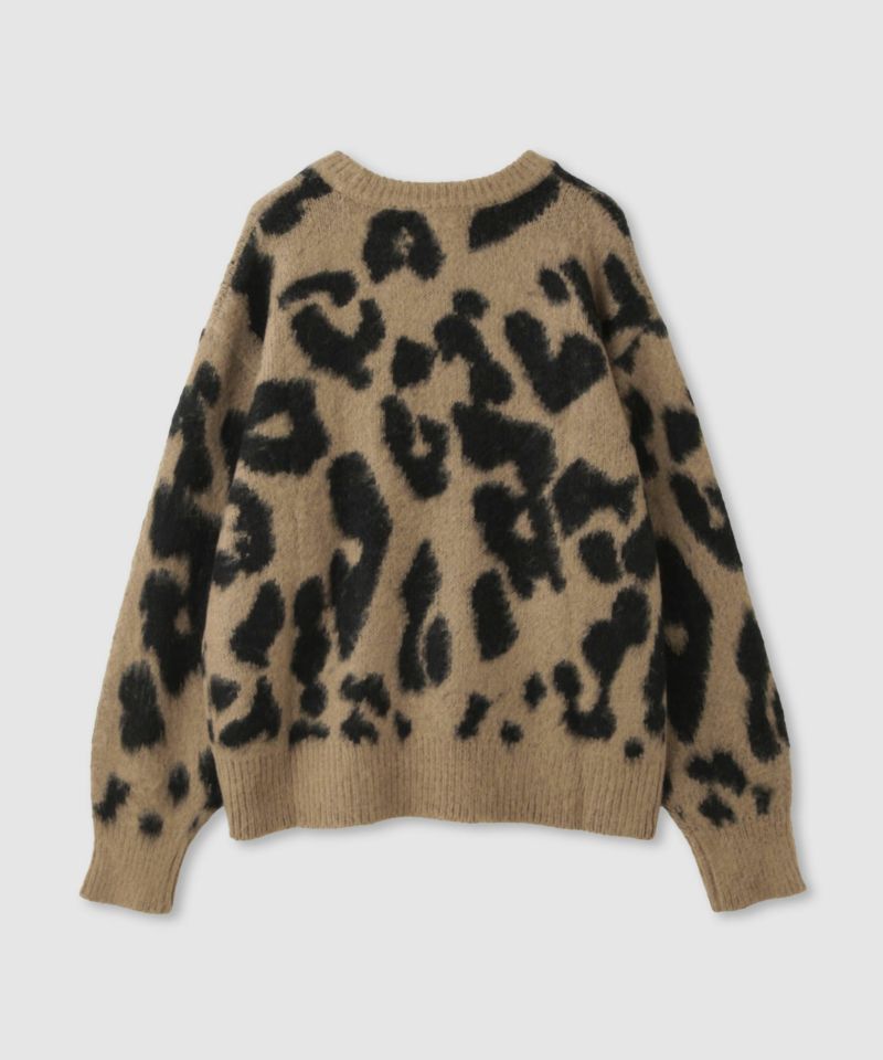 [値下げ]Idnes  レオパードニットプルオーバー レディース商品画像-14