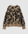 Idnes  レオパードニットプルオーバー レディース商品サムネイル-14