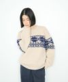 [値下げ]Idnes  雪柄シャギーニット レディース商品サムネイル-3