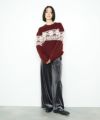 [値下げ]Idnes  雪柄シャギーニット レディース商品サムネイル-8
