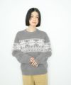 [値下げ]Idnes  雪柄シャギーニット レディース商品サムネイル-9