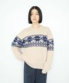 [値下げ]Idnes  雪柄シャギーニット レディース商品サムネイル-12
