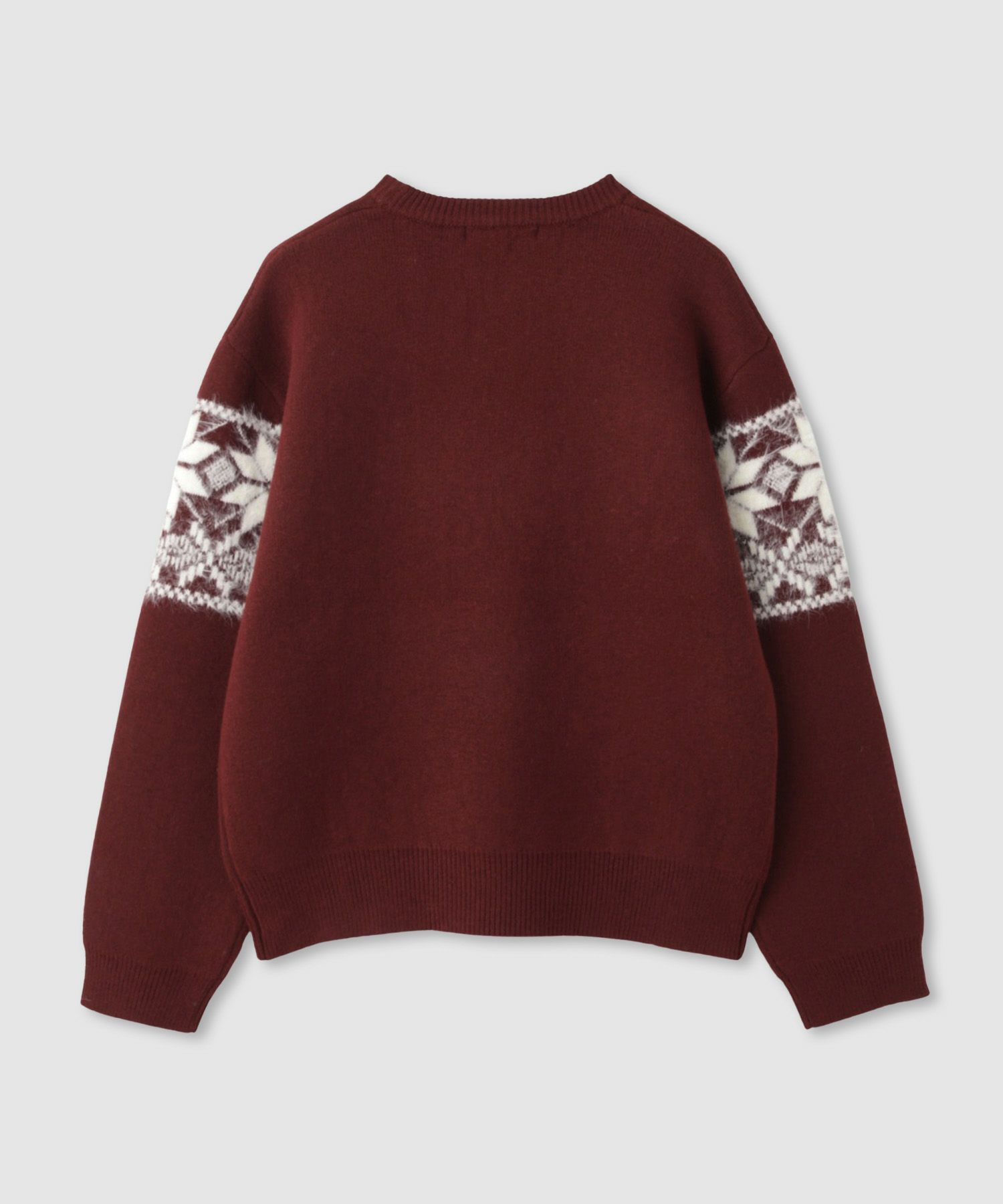 Idnes  雪柄シャギーニット レディース商品画像-18