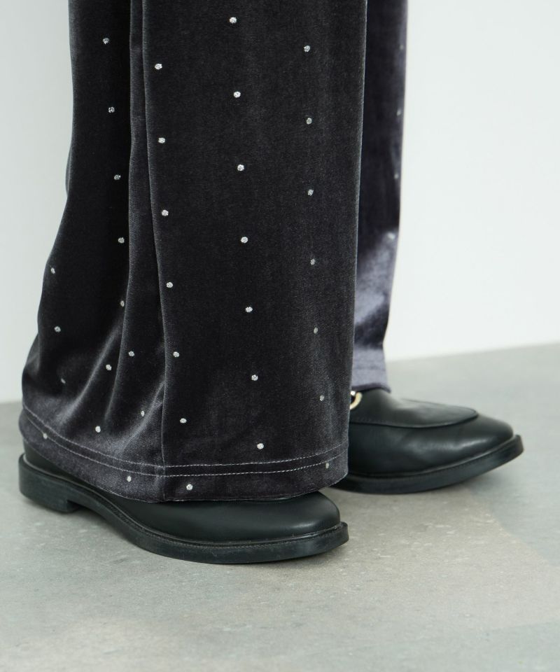 [値下げ]Idnes  ベロアドットパンツ レディース商品画像-6