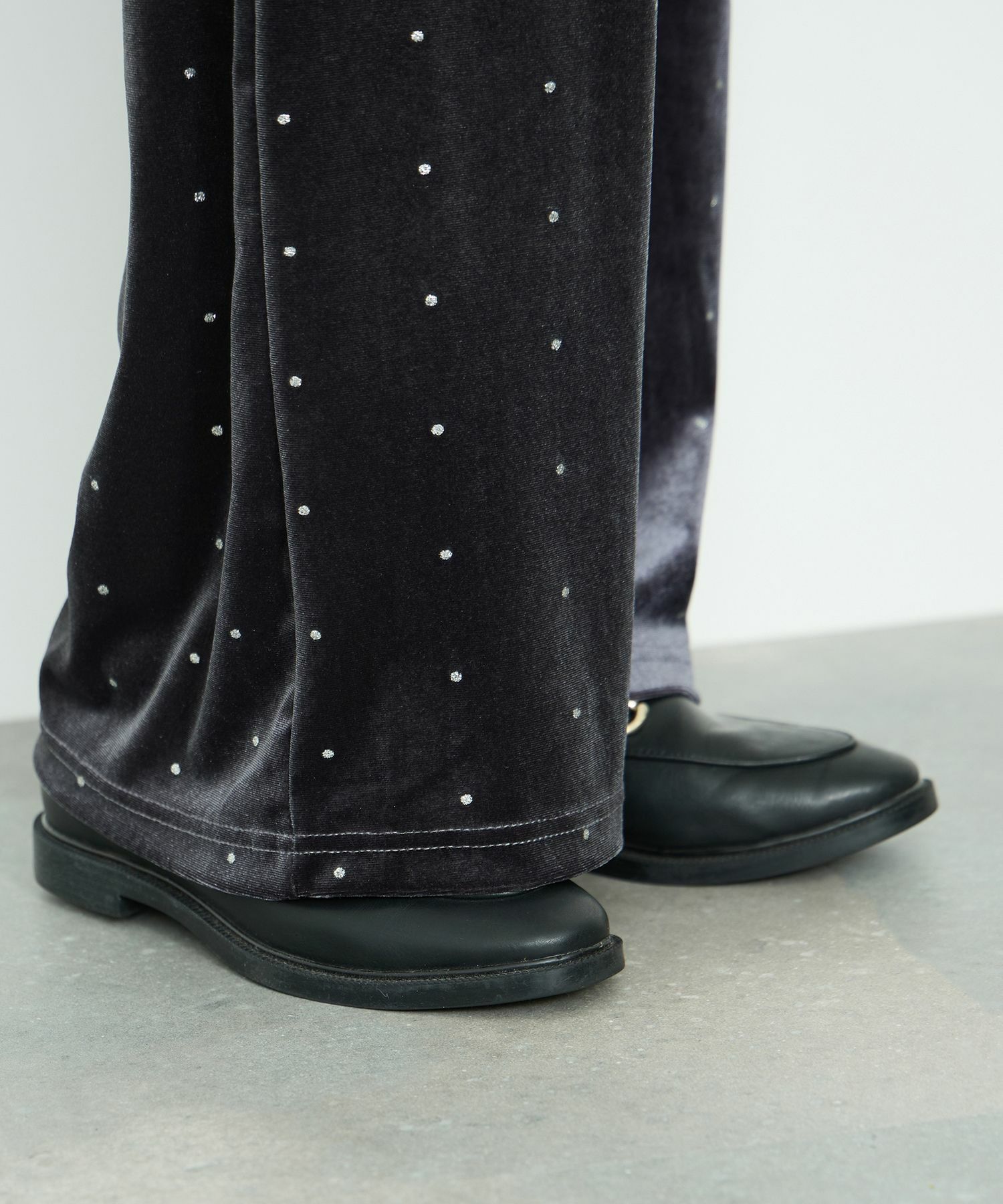 [値下げ]Idnes  ベロアドットパンツ レディース商品画像-6