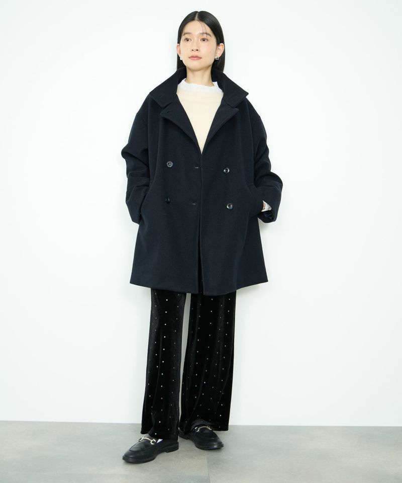 Idnes  ベロアドットパンツ レディース商品画像-9