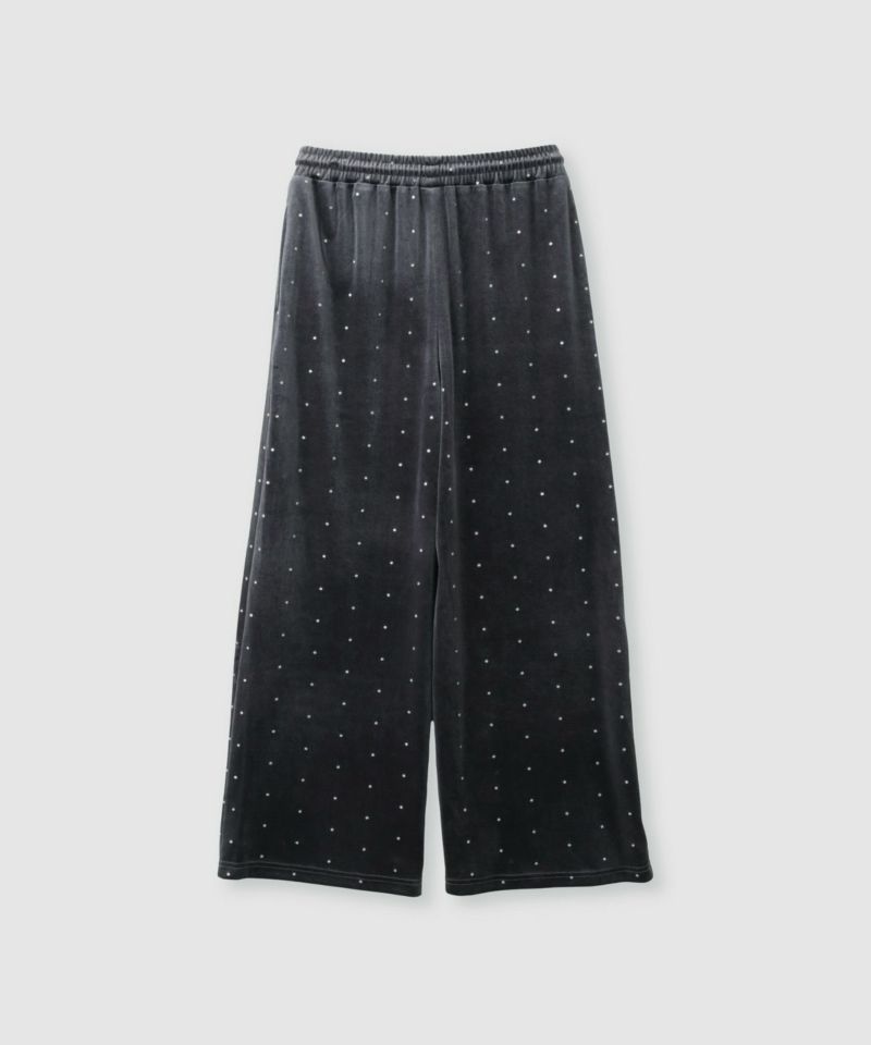 Idnes  ベロアドットパンツ レディース商品画像-15