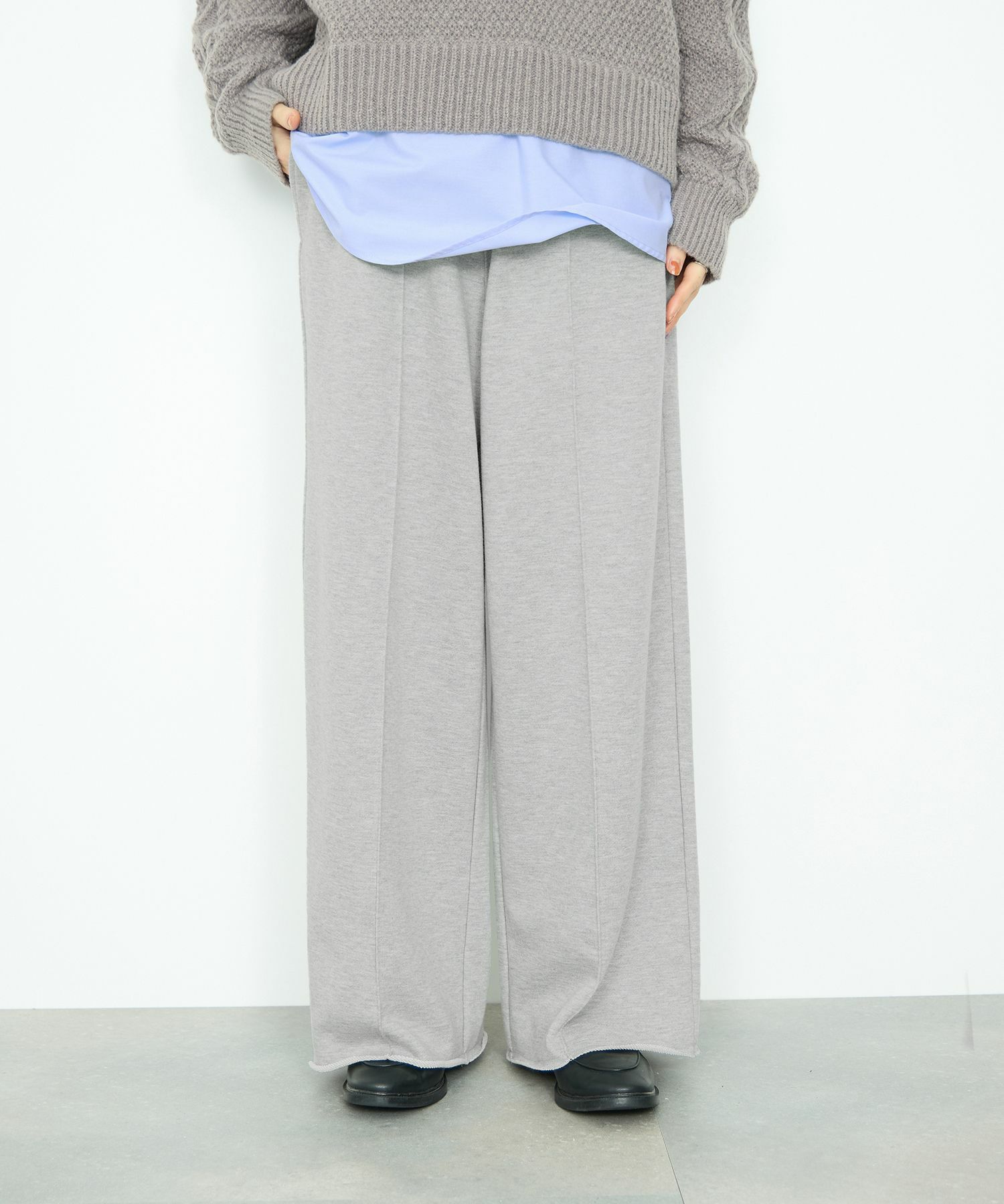 [値下げ]Idnes  スウェットイージーパンツ レディース商品画像-1