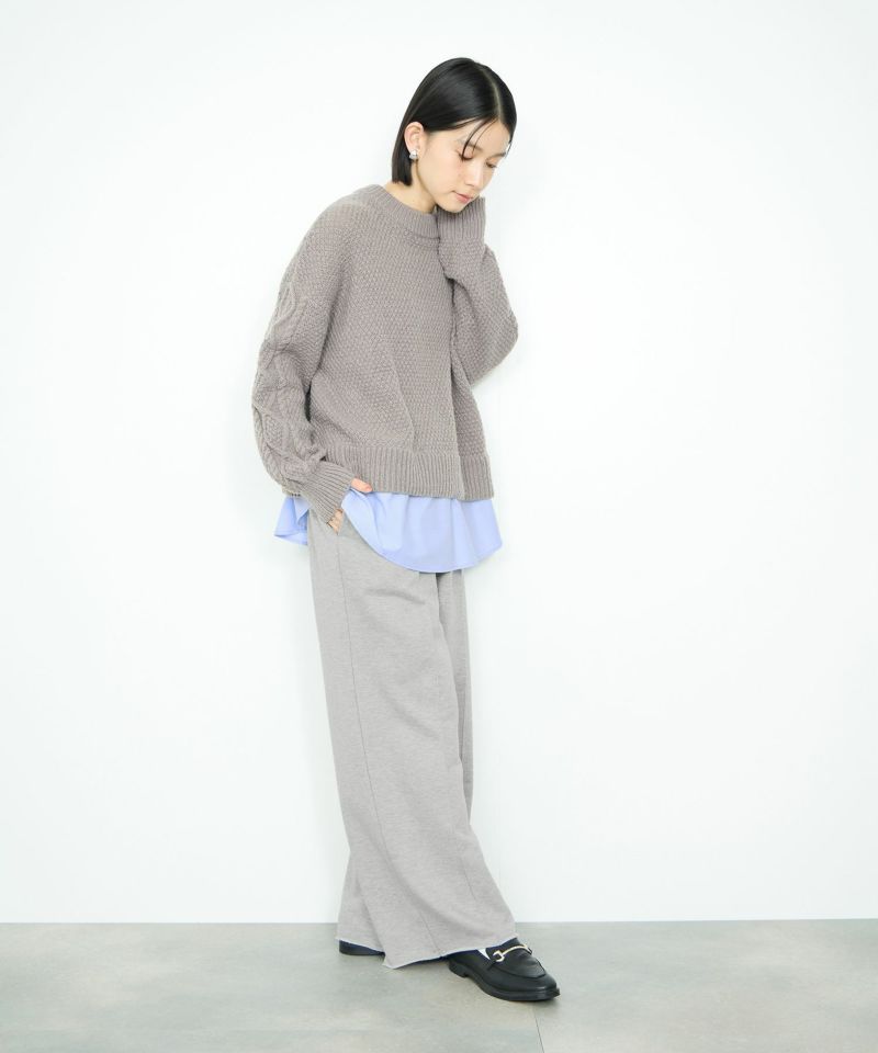 Idnes スウェットイージーパンツ レディース商品画像-6