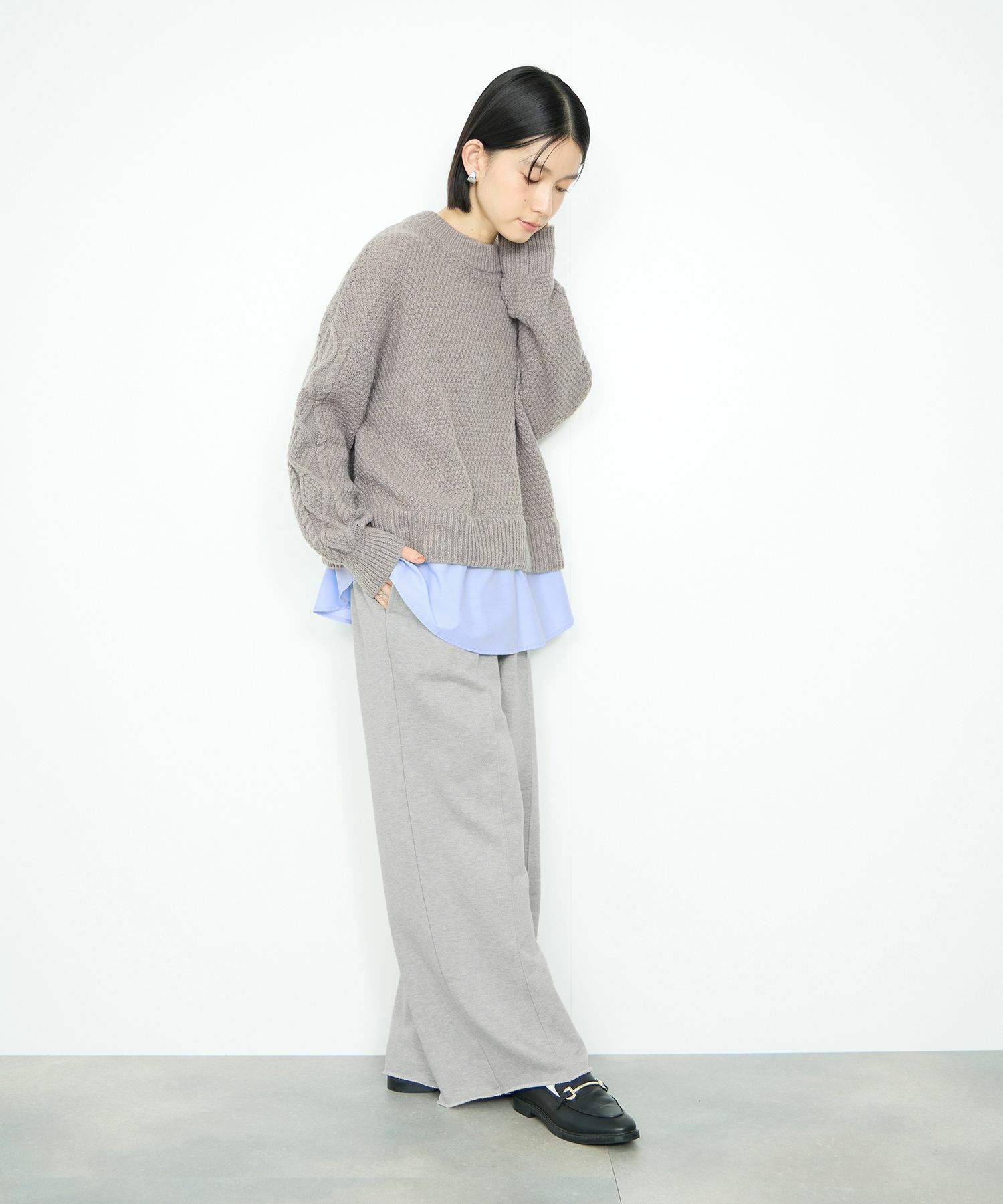 [値下げ]Idnes  スウェットイージーパンツ レディース商品画像-6