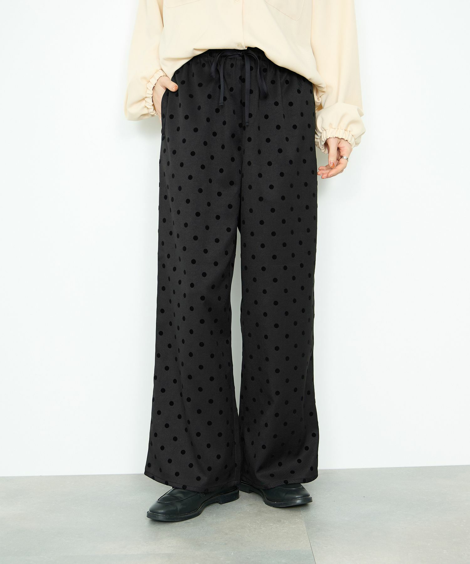 [値下げ]Idnes  ドットイージーパンツ レディース商品画像-3