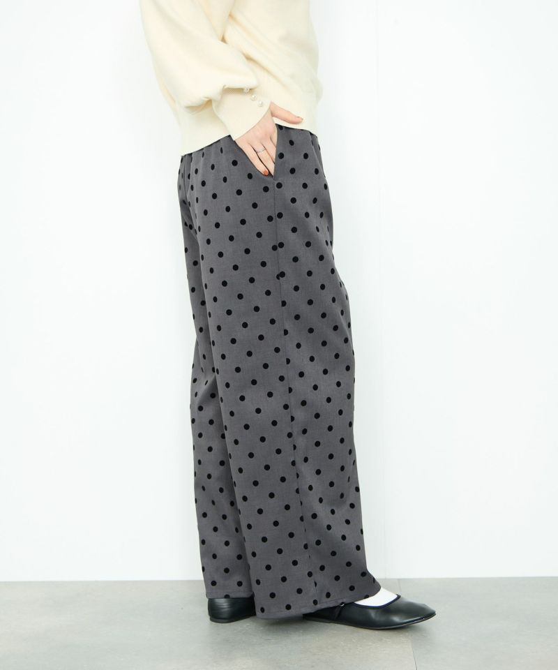 Idnes ドットイージーパンツ レディース商品画像-7